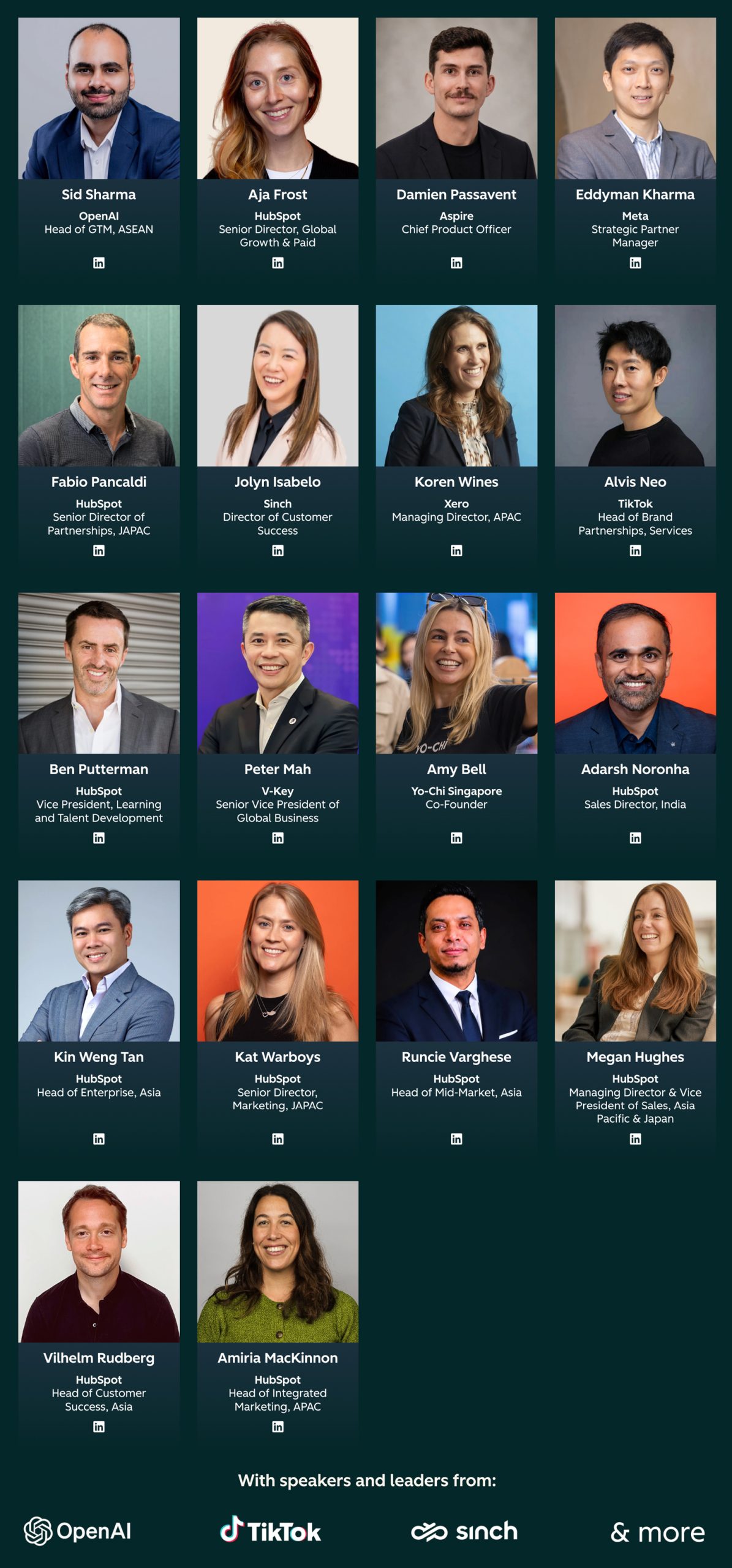 HubSpot Reimagine 2026 Speakers